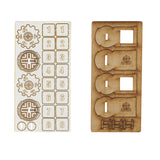 Bolt Action MDF Artillery Zeroing In Markers - British 8th Army 'Desert Rats'