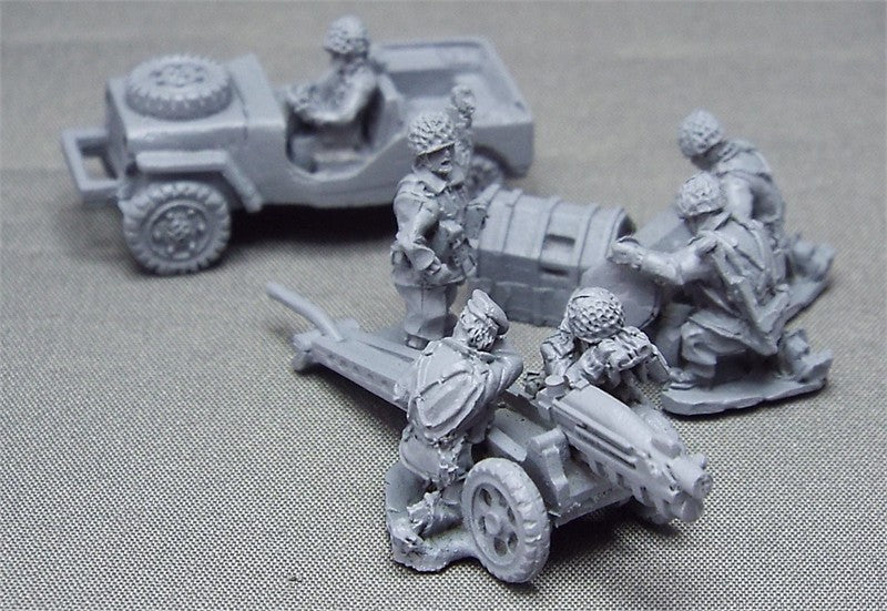Airbourne Jeep & 75mm Pack Howitzer & Crew
