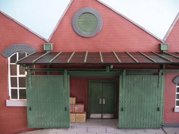 Single Storey Shallow-Relief Warehouse Facade Set