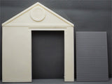 Brick Single Storey Gable End Panel with R.H. Wagon Entrance/Roller Shutter